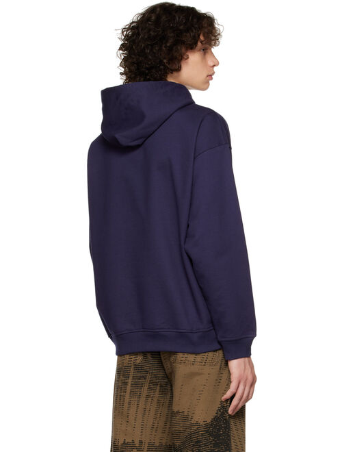 RASSVET Navy Graphic Patch Hoodie