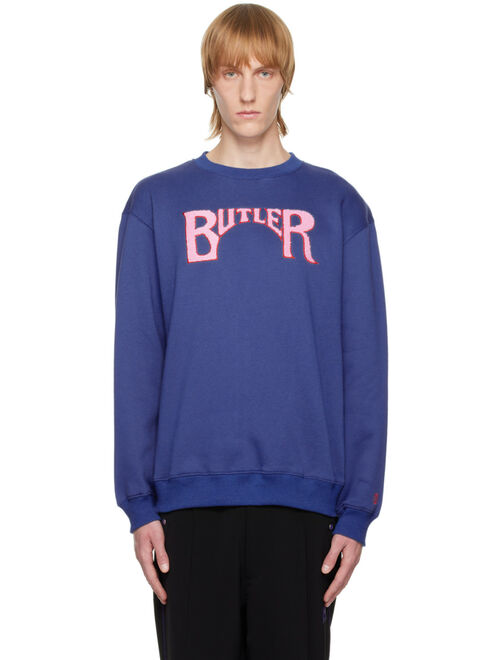 BUTLER SVC SSENSE Exclusive Blue Arch Sweatshirt