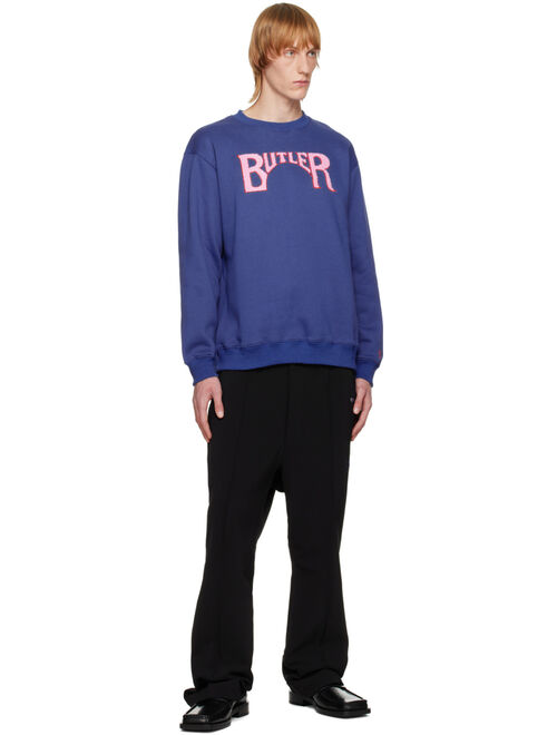 BUTLER SVC SSENSE Exclusive Blue Arch Sweatshirt