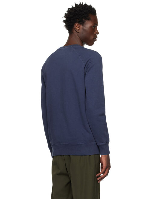 MAISON KITSUNE Blue Dressed Fox Sweatshirt