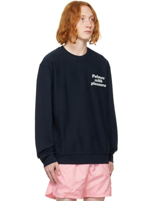 PALMES Navy 'Pleasure' Sweatshirt