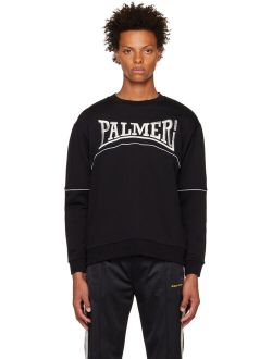 PALMER Black Embroidered Sweatshirt