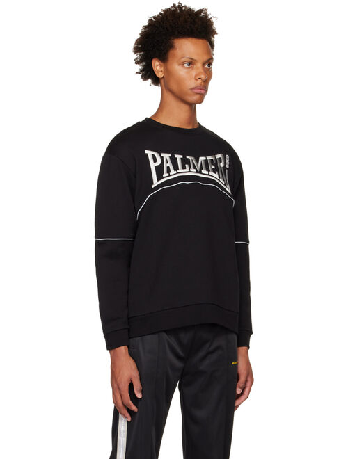 PALMER Black Embroidered Sweatshirt