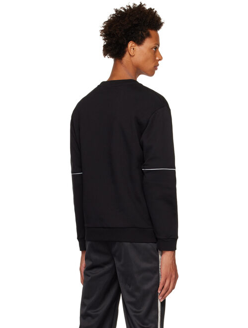 PALMER Black Embroidered Sweatshirt