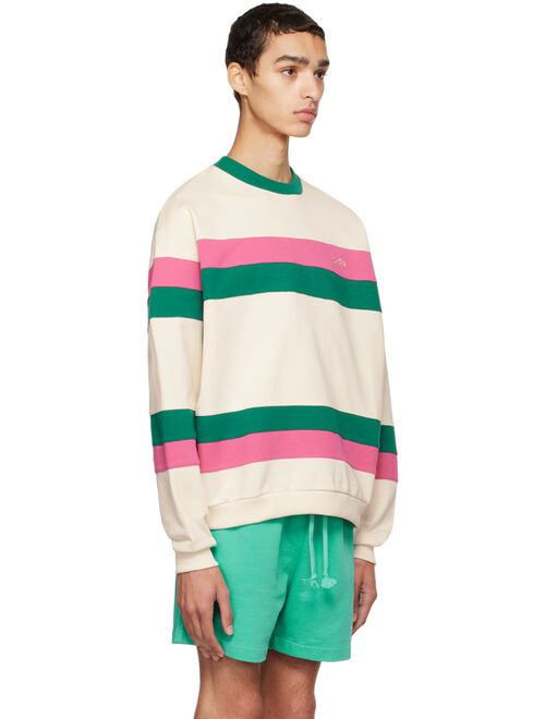 DROLE DE MONSIEUR Off-White 'Le Sweatshirt Rayures' Sweatshirt