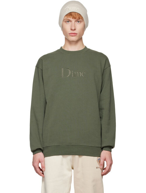 DIME Green Crewneck Sweatshirt