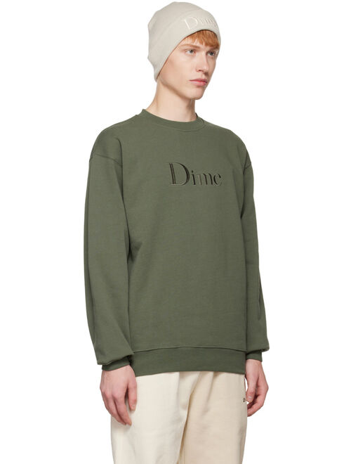 DIME Green Crewneck Sweatshirt