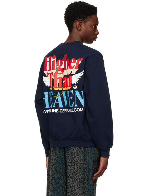 ONLINE CERAMICS Navy 'Higher Than Heaven' Sweatshirt