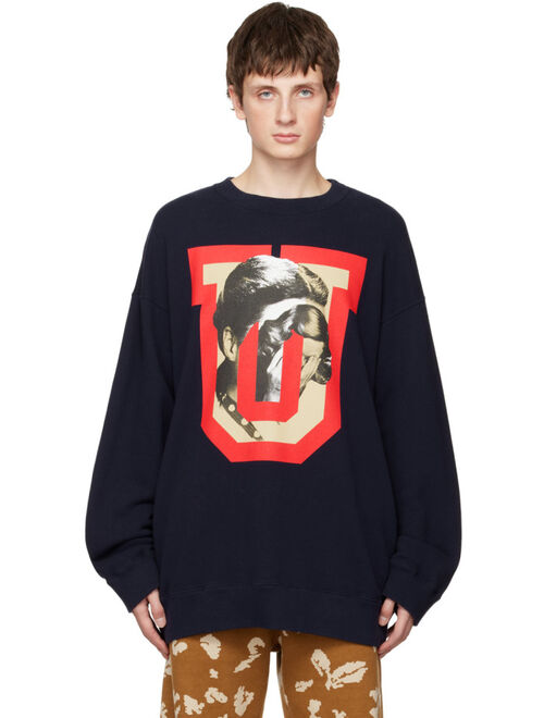 UNDERCOVER Navy Crewneck Sweatshirt