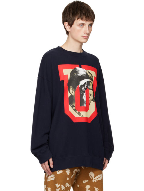 UNDERCOVER Navy Crewneck Sweatshirt