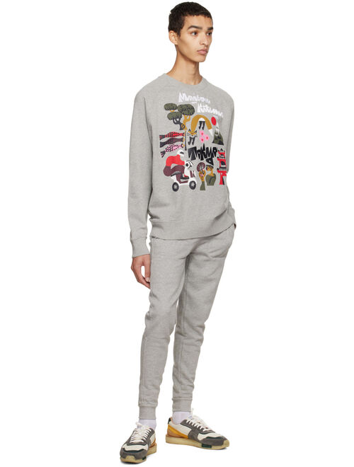 MAISON KITSUNE Gray Bill Rebholz Tokyo Sweatshirt