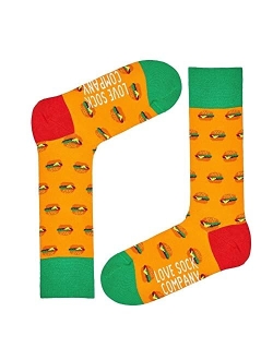 organic cotton colorful fun novelty crew socks