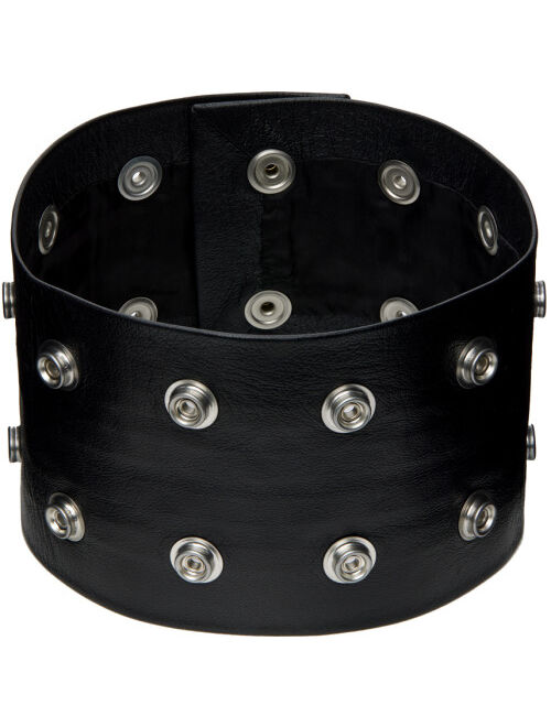 RICK OWENS Black Studded Choker