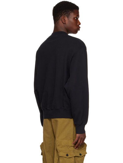 HERON PRESTON Black Halftone Sweatshirt