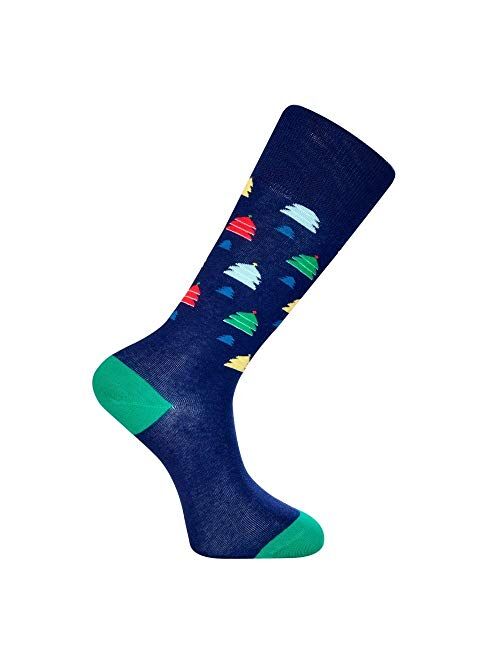 Love Sock Company Colorful fun Christmas patterned novelty socks for men