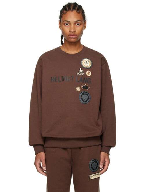 HELMUT LANG Brown Societas Sweatshirt