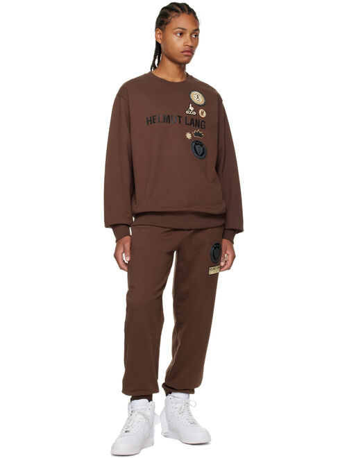 HELMUT LANG Brown Societas Sweatshirt