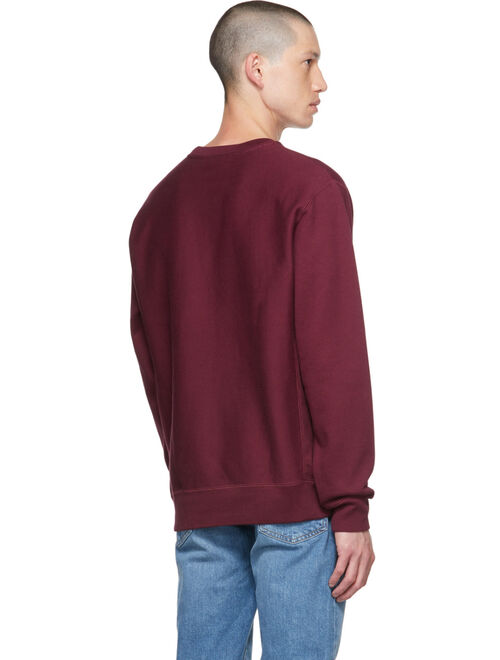 COWGIRL BLUE CO Burgundy Big Script Sweatshirt