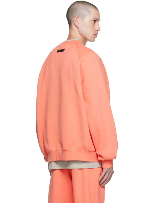 ESSENTIALS Pink Crewneck Sweatshirt