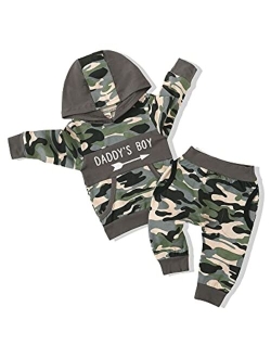 Sunny Piggy Toodler Baby Boy Clothes Long Sleeve Hoodie Pants Set Little Boy Clothing Cotton Sweatsuit Fall Winter Outfits