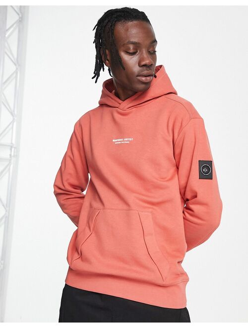 Marshall Artist siren hoodie in orange