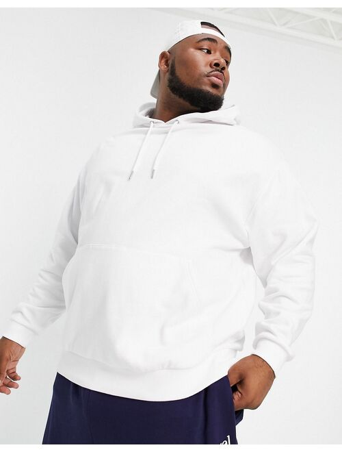 ASOS DESIGN oversized hoodie in white