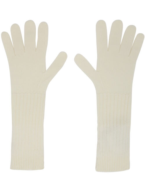 JIL SANDER SSENSE Exclusive Off-White Wool Gloves