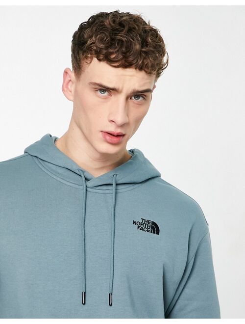 The North Face Essential hoodie in blue Exclusive at ASOS