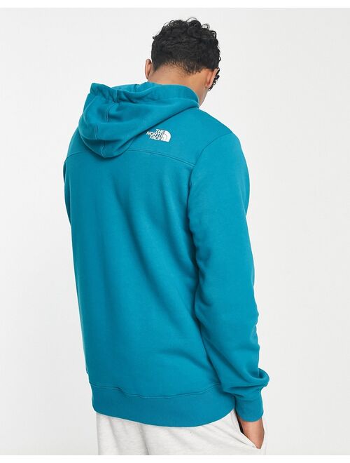 The North Face Zumu fleece hoodie in blue