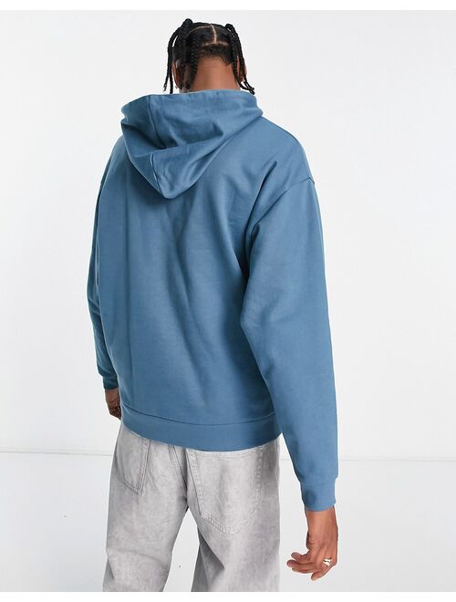 ASOS DESIGN oversized hoodie in blue