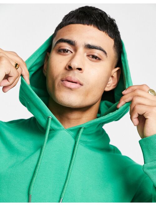 ASOS DESIGN oversized hoodie in green