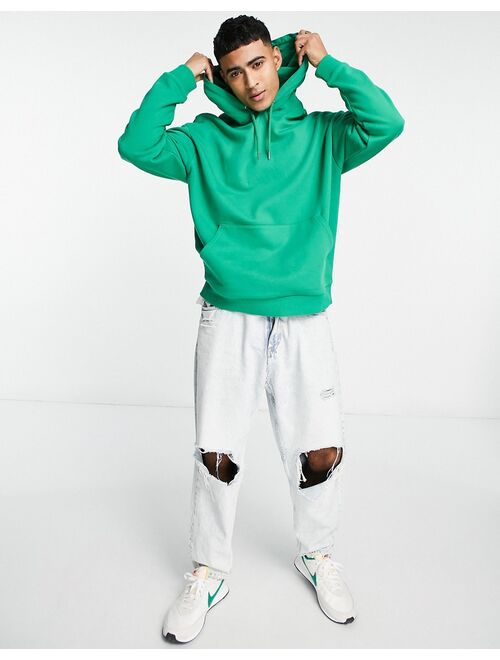 ASOS DESIGN oversized hoodie in green