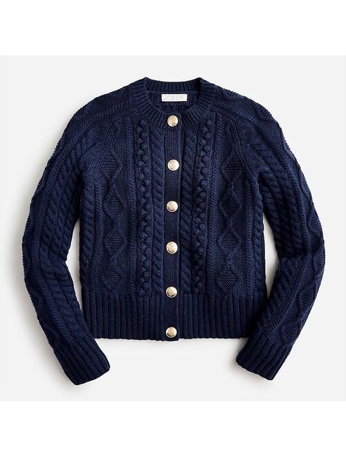 J.Crew Cable-knit cardigan