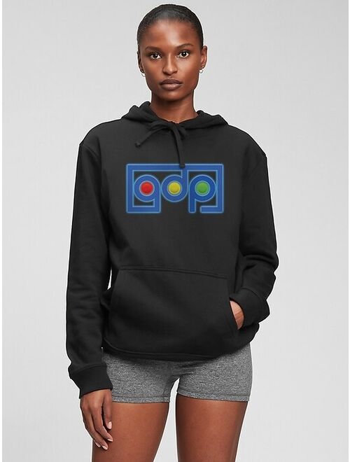 Gap Logo Remix Cotton Long Sleeve Relaxed Fit Pullover Hoodie