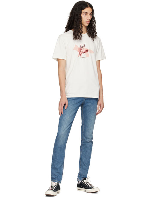 MAISON KITSUNE Off-White Fox 'Cafe Kitsune' T-Shirt