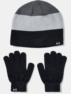 Boys' UA Beanie Glove Combo