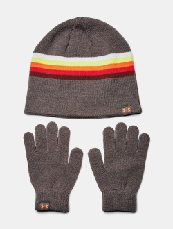 Boys' UA Beanie Glove Combo