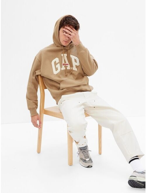 Organic Cotton Archive Gap Arch Logo Hoodie