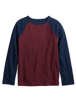 Kids 4-12 Jumping Beans Long Sleeve Raglan Tee