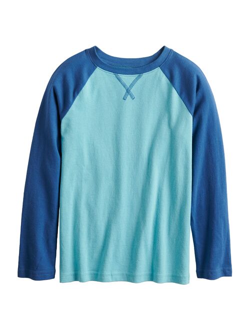 Kids 4-12 Jumping Beans Long Sleeve Raglan Tee