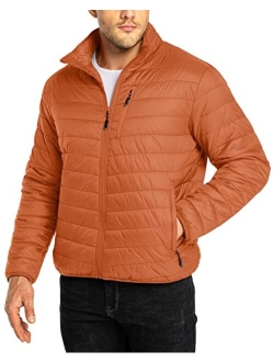 33,000ft Men's Puffer Jacket Lightweight Packable Winter Jacket