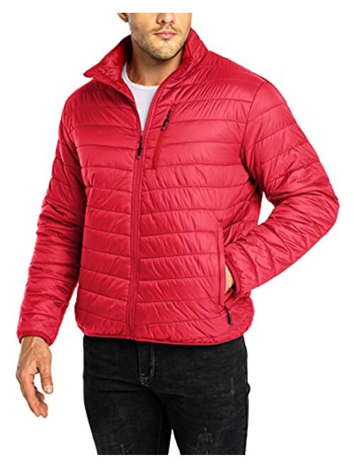 33,000ft Men's Puffer Jacket Lightweight Packable Winter Jacket