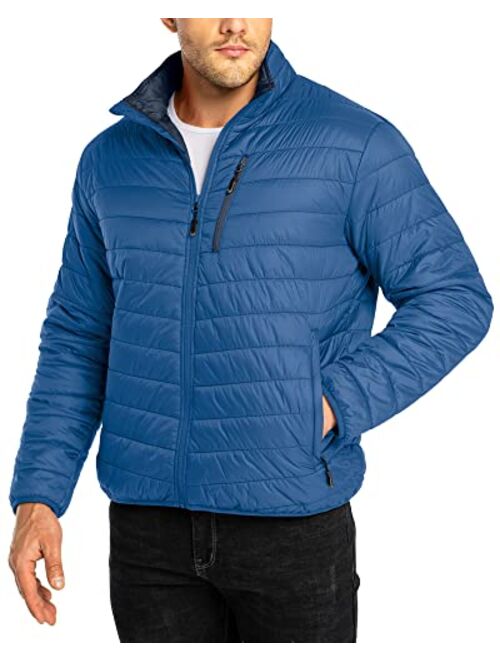 33,000ft Men's Puffer Jacket Lightweight Packable Winter Jacket