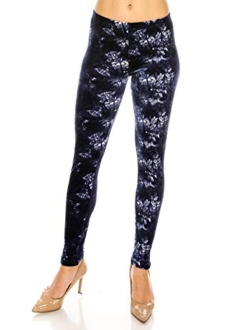 ALWAYS Casual Velvet Leggings Women - Buttery Soft Warm Winter Yoga Pants