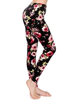 ALWAYS Casual Velvet Leggings Women - Buttery Soft Warm Winter Yoga Pants