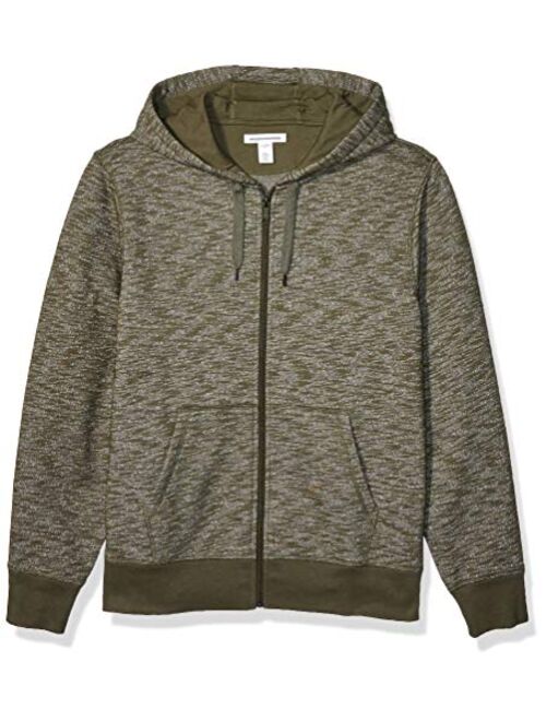 Amazon Essentials Men's Standard Full-Zip Hooded Fleece Sweatshirt