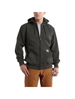 mens Rain Defender Loose Fit Heavyweight Full-zip Sweatshirt