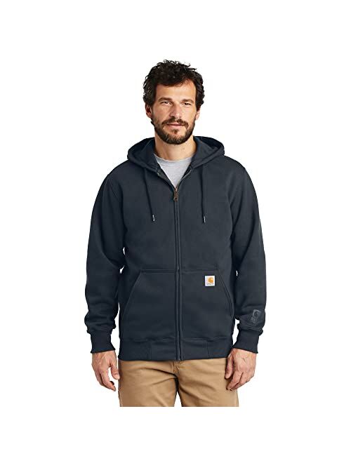 Carhartt mens Rain Defender Loose Fit Heavyweight Full-zip Sweatshirt