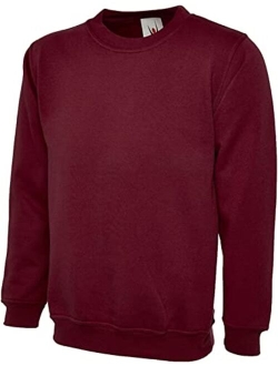 Uneek clothing UneekClothing Men's 300G Plain Classic Crewneck Sweatshirt