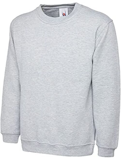 Uneek clothing UneekClothing Men's 300G Plain Classic Crewneck Sweatshirt